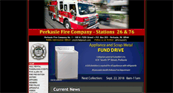 Desktop Screenshot of perkasiefd.org