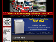 Tablet Screenshot of perkasiefd.org